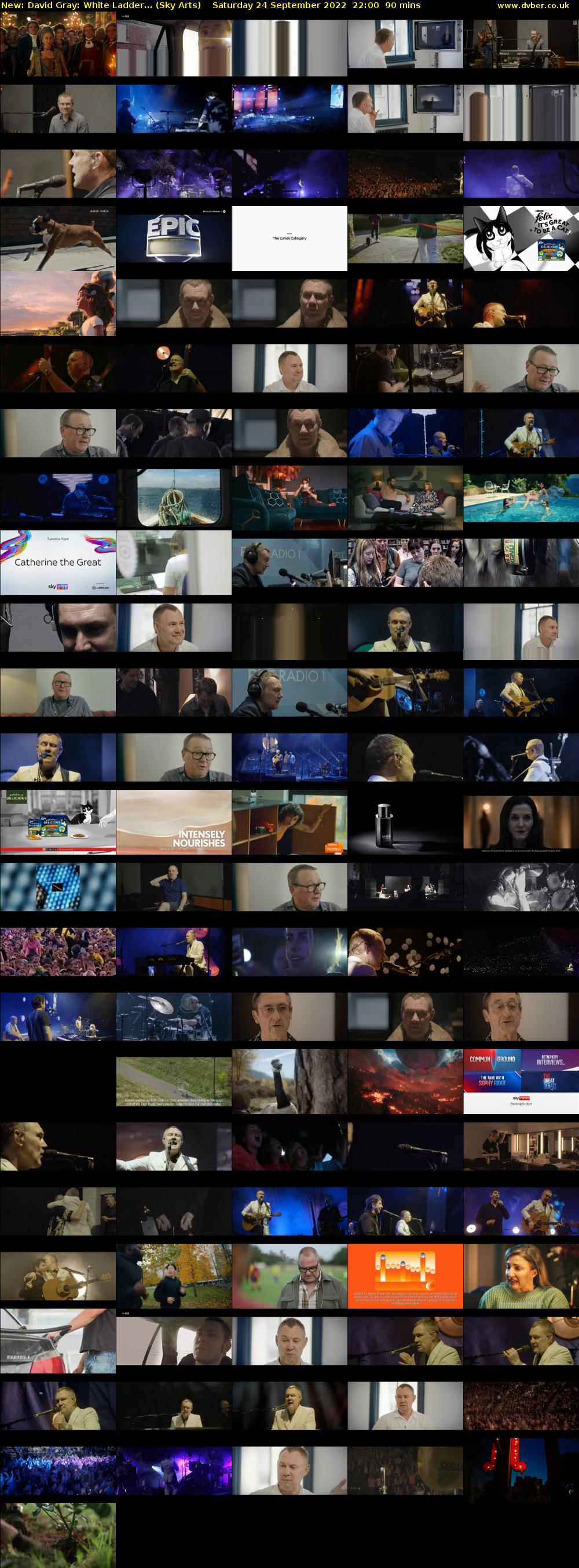 David Gray: White Ladder... (Sky Arts) Saturday 24 September 2022 22:00 - 23:30