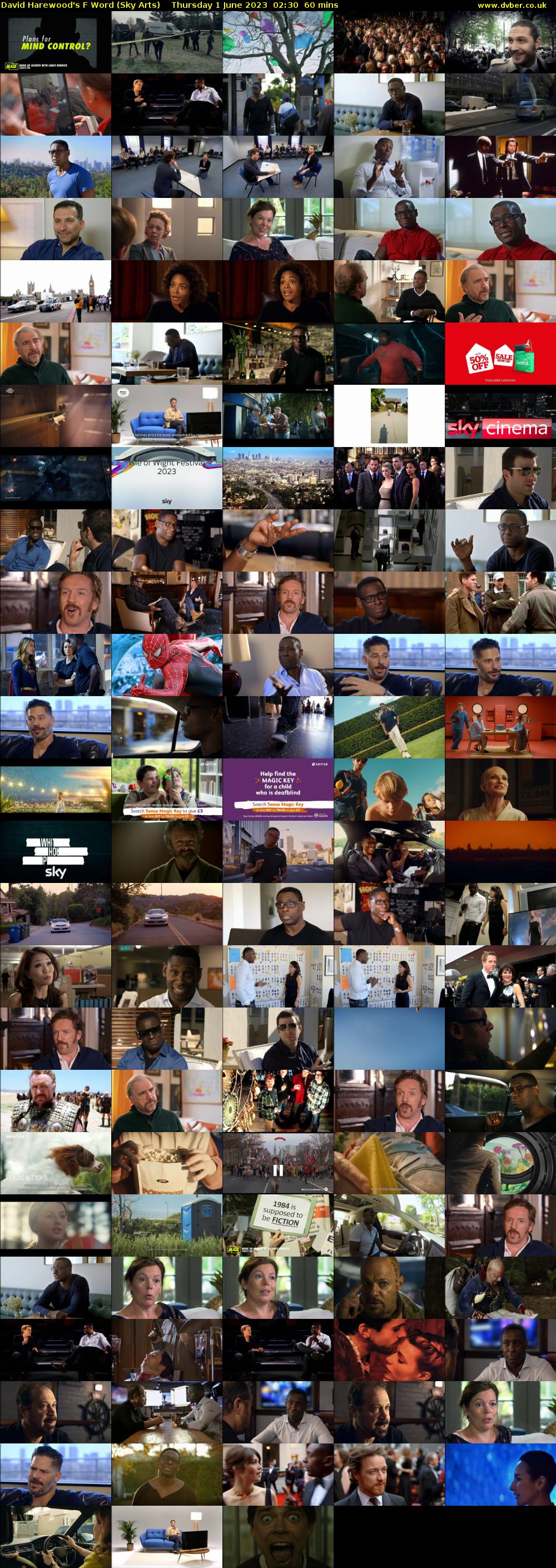 David Harewood's F Word (Sky Arts) Thursday 1 June 2023 02:30 - 03:30
