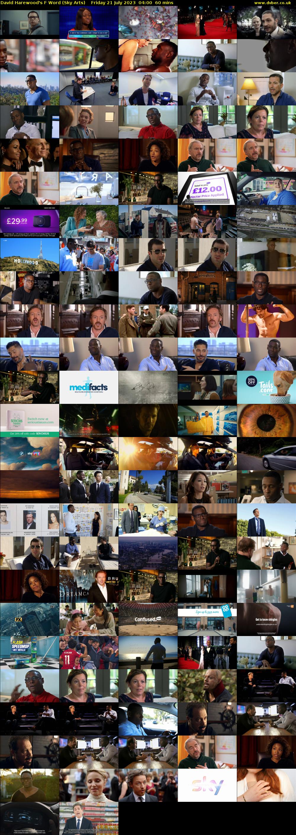David Harewood's F Word (Sky Arts) Friday 21 July 2023 04:00 - 05:00