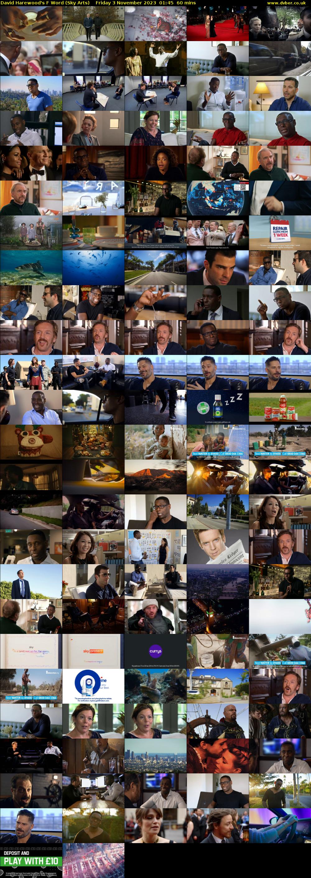 David Harewood's F Word (Sky Arts) Friday 3 November 2023 01:45 - 02:45