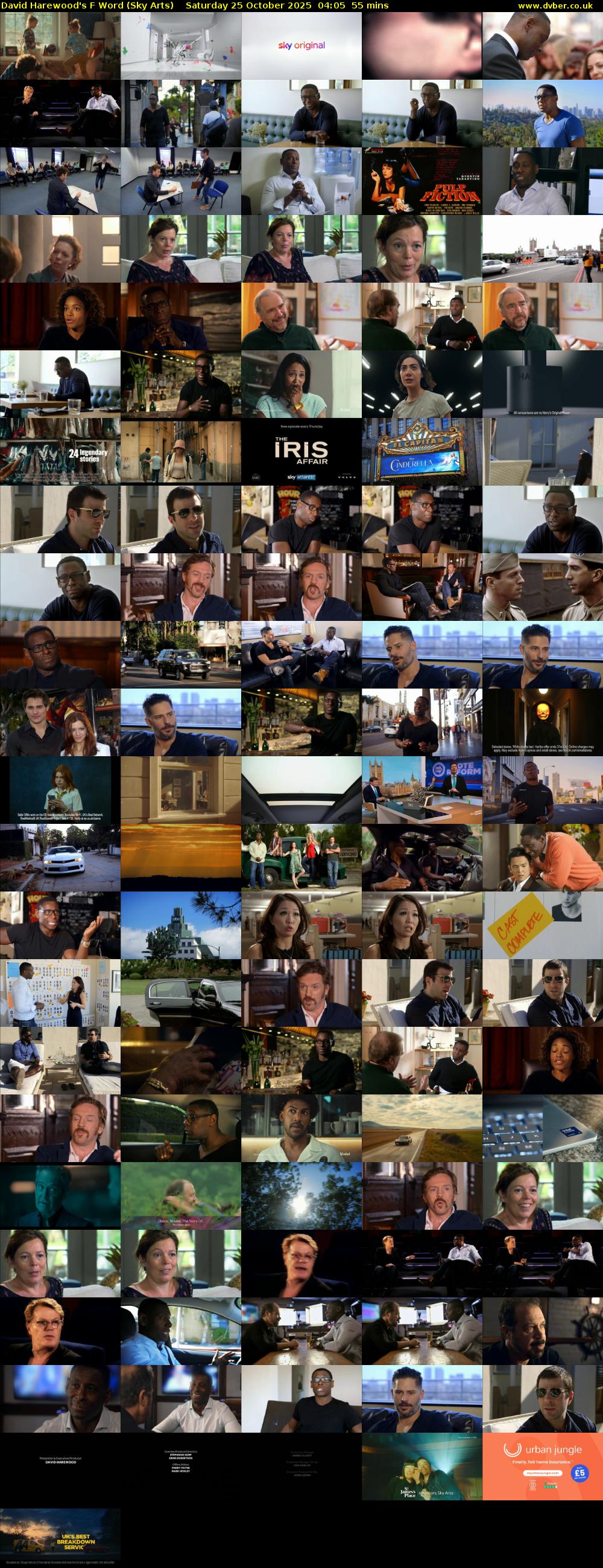 David Harewood's F Word (Sky Arts) Saturday 25 October 2025 04:05 - 05:00