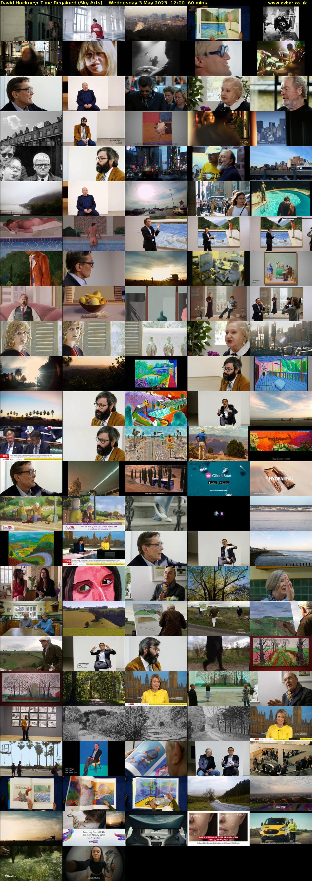 David Hockney: Time Regained (Sky Arts) Wednesday 3 May 2023 12:00 - 13:00