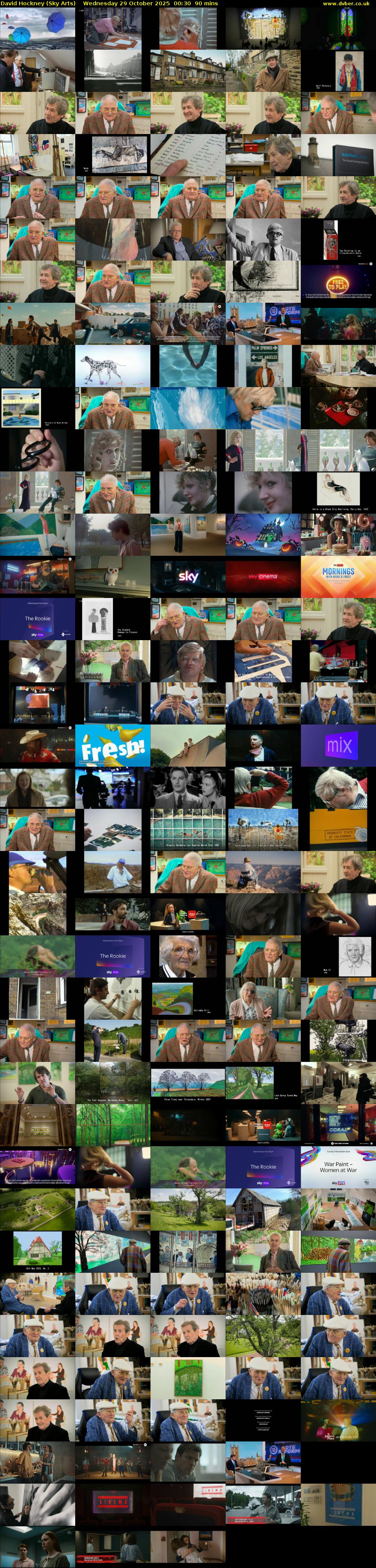 David Hockney (Sky Arts) Wednesday 29 October 2025 00:30 - 02:00
