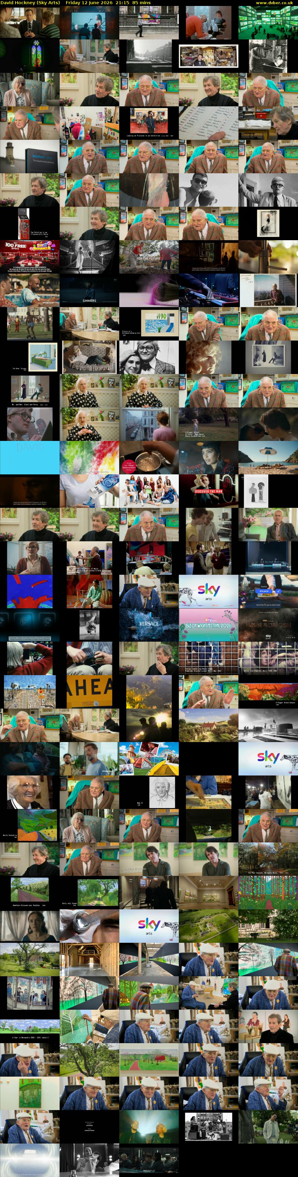 David Hockney (Sky Arts) Friday 12 June 2026 21:15 - 22:40