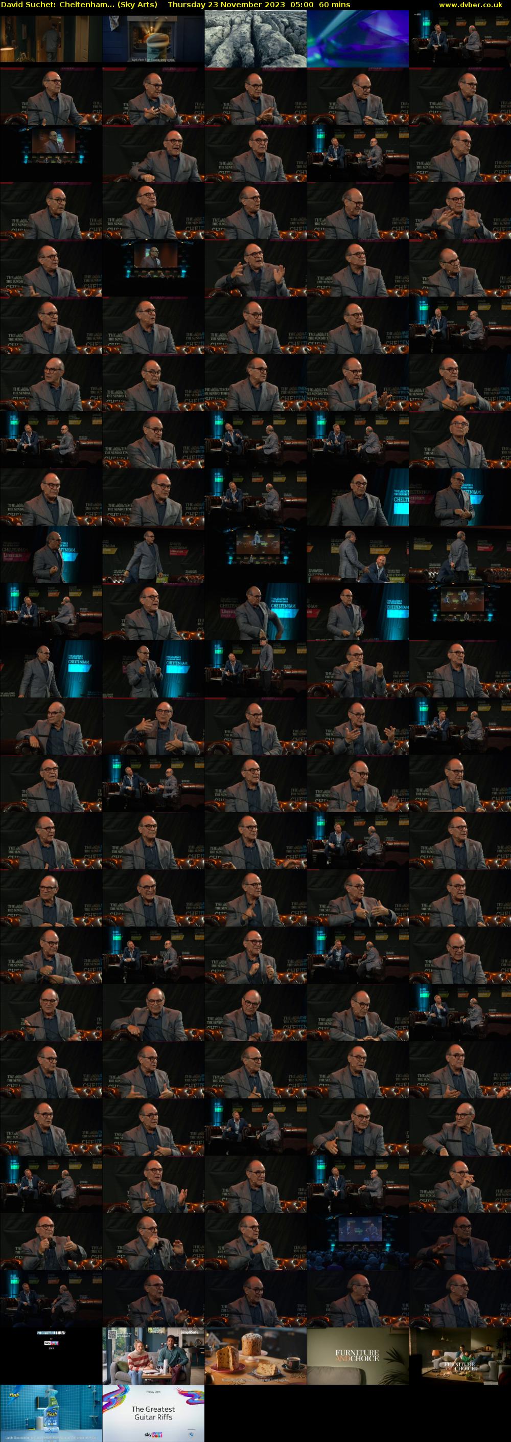 David Suchet: Cheltenham... (Sky Arts) Thursday 23 November 2023 05:00 - 06:00