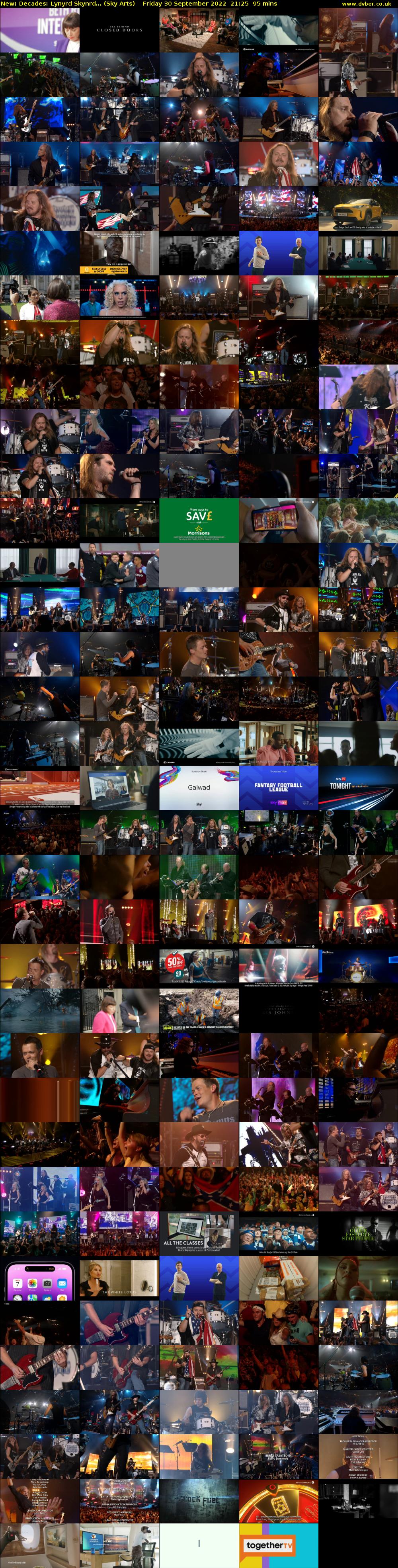 Decades: Lynyrd Skynrd... (Sky Arts) Friday 30 September 2022 21:25 - 23:00