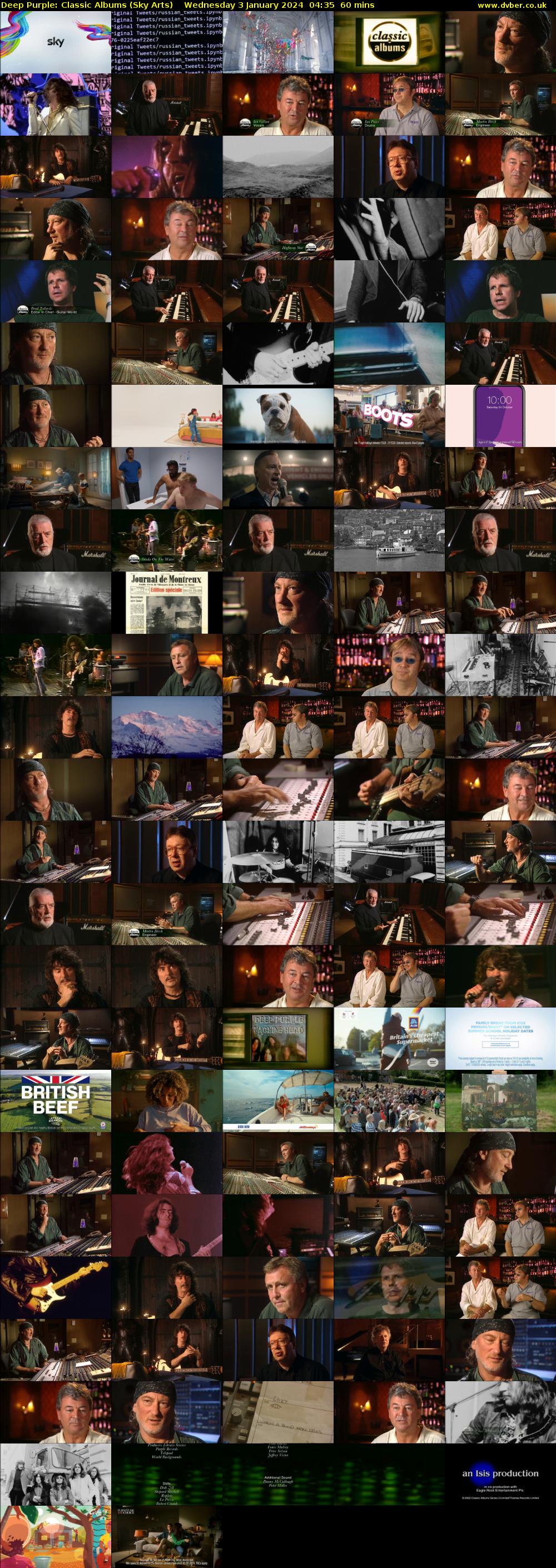 Deep Purple: Classic Albums (Sky Arts) Wednesday 3 January 2024 04:35 - 05:35