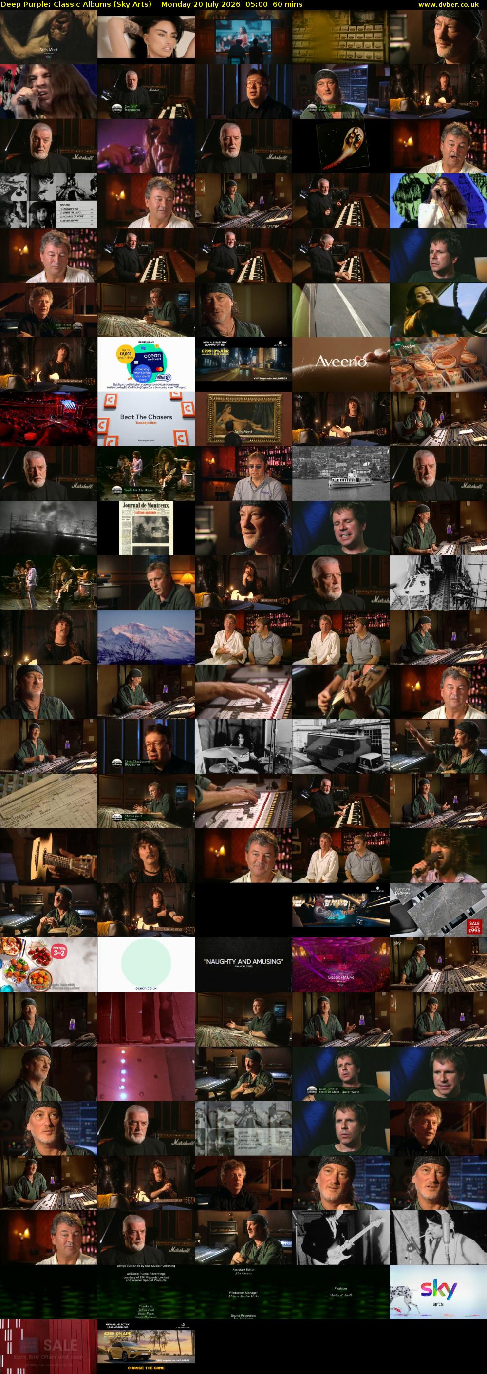 Deep Purple: Classic Albums (Sky Arts) Monday 20 July 2026 05:00 - 06:00