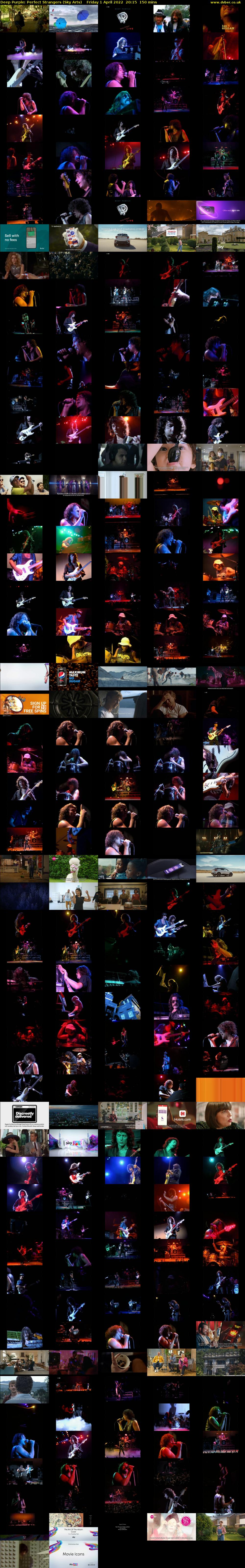 Deep Purple: Perfect Strangers (Sky Arts) Friday 1 April 2022 20:15 - 22:45