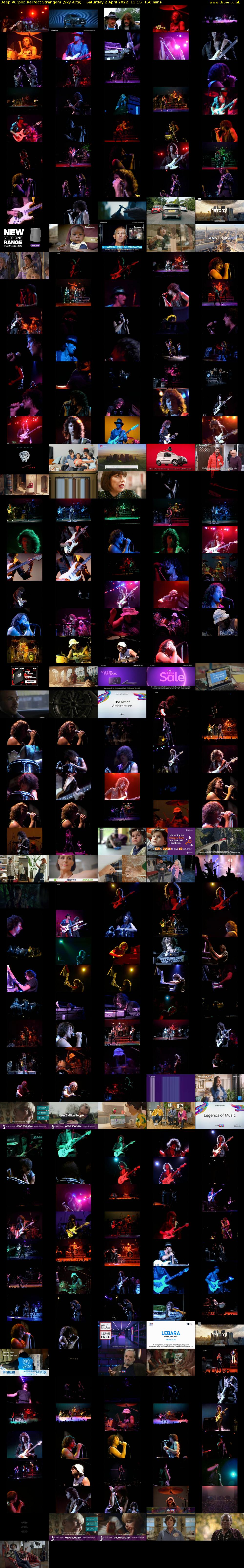 Deep Purple: Perfect Strangers (Sky Arts) Saturday 2 April 2022 13:15 - 15:45