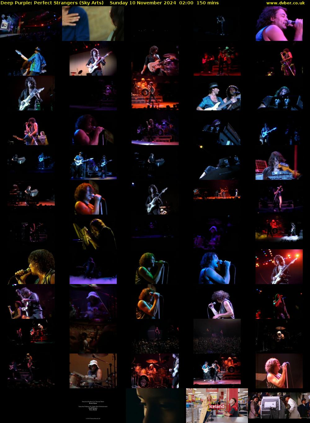 Deep Purple: Perfect Strangers (Sky Arts) Sunday 10 November 2024 02:00 - 04:30