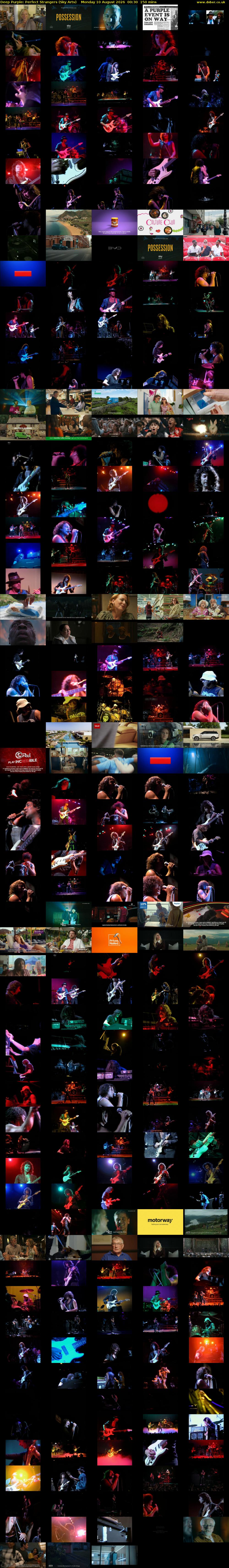 Deep Purple: Perfect Strangers (Sky Arts) Monday 10 August 2026 00:30 - 03:00