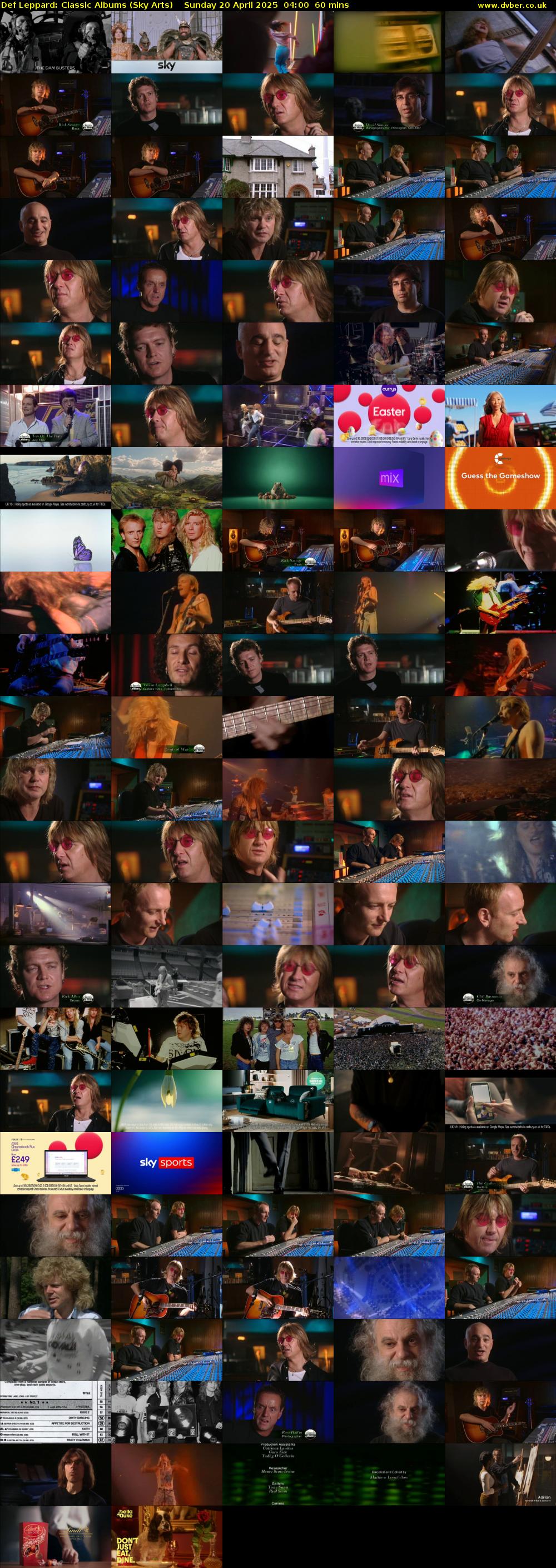 Def Leppard: Classic Albums (Sky Arts) Sunday 20 April 2025 04:00 - 05:00