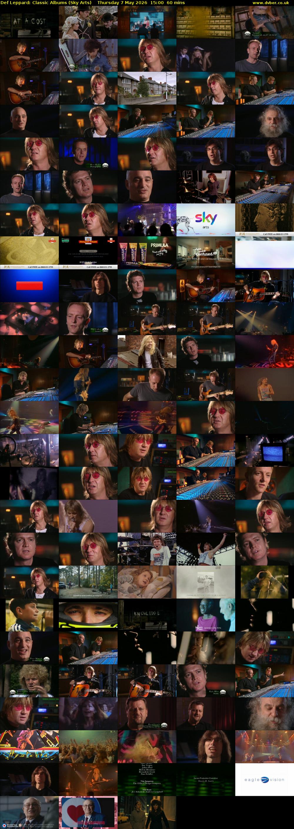 Def Leppard: Classic Albums (Sky Arts) Thursday 7 May 2026 15:00 - 16:00