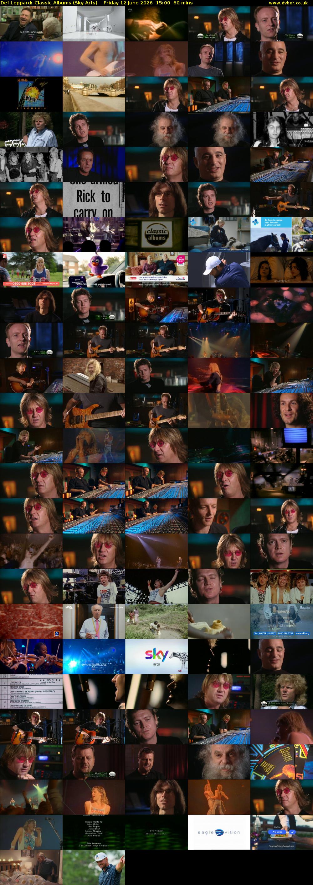 Def Leppard: Classic Albums (Sky Arts) Friday 12 June 2026 15:00 - 16:00