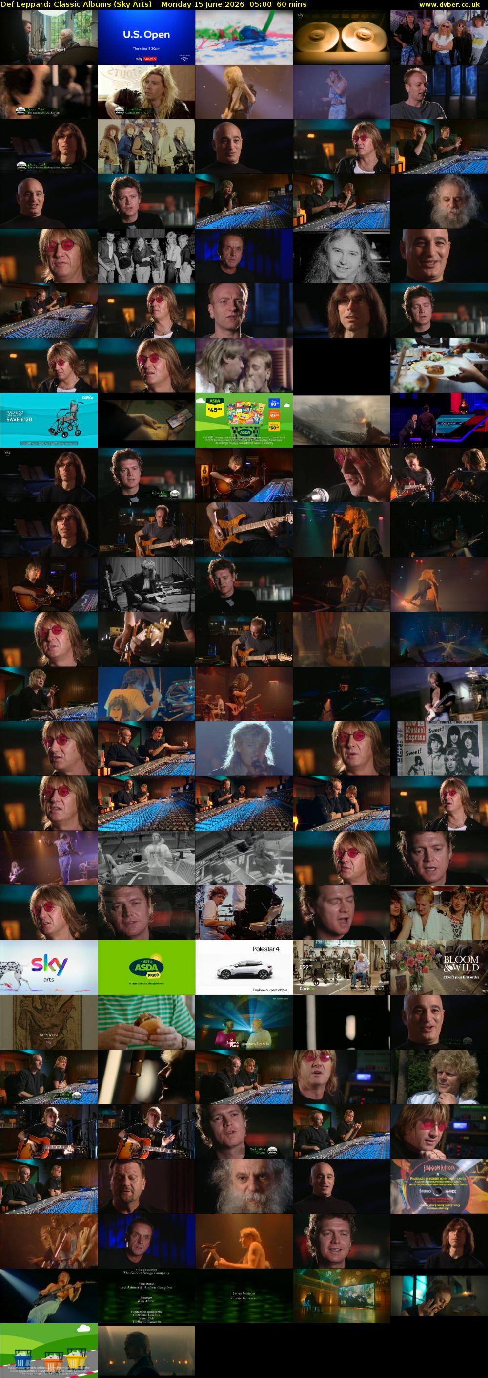 Def Leppard: Classic Albums (Sky Arts) Monday 15 June 2026 05:00 - 06:00