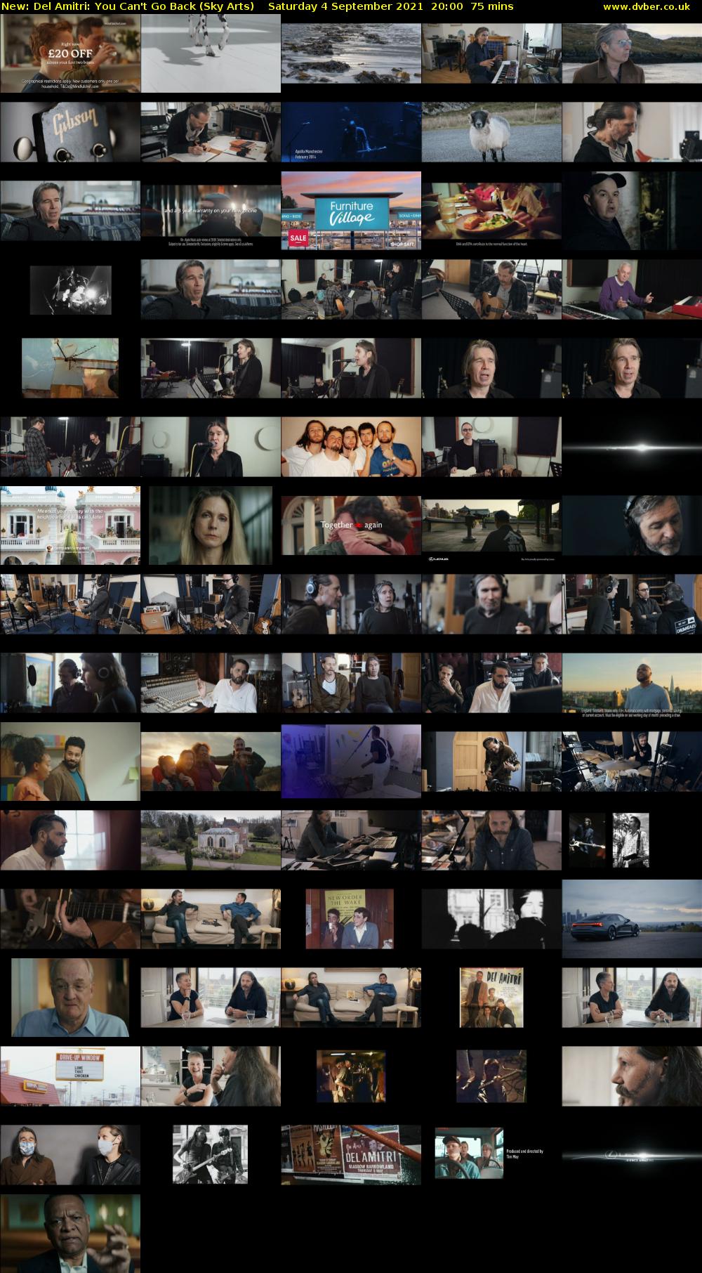 Del Amitri: You Can't Go Back (Sky Arts) Saturday 4 September 2021 21:00 - 22:15