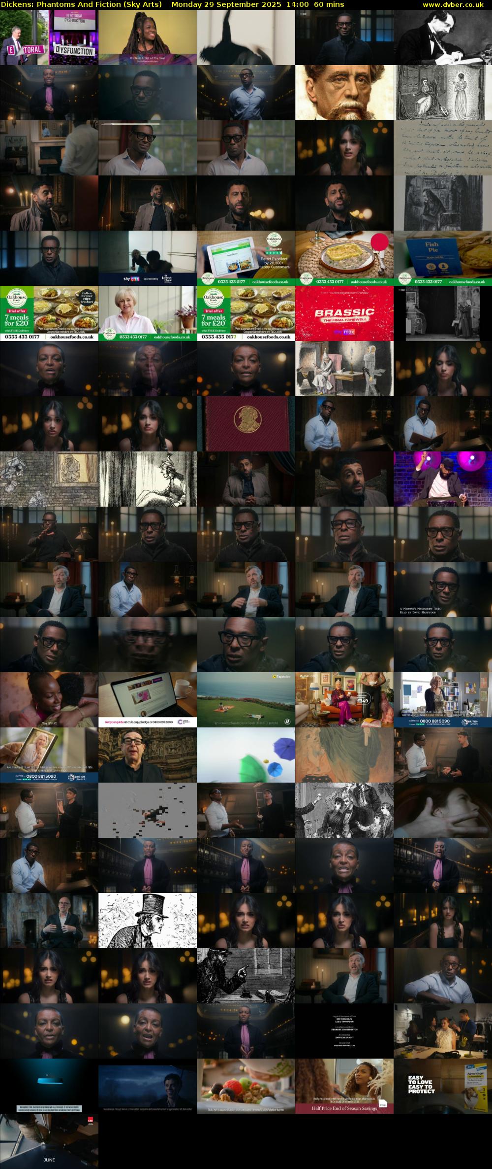 Dickens: Phantoms And Fiction (Sky Arts) Monday 29 September 2025 14:00 - 15:00