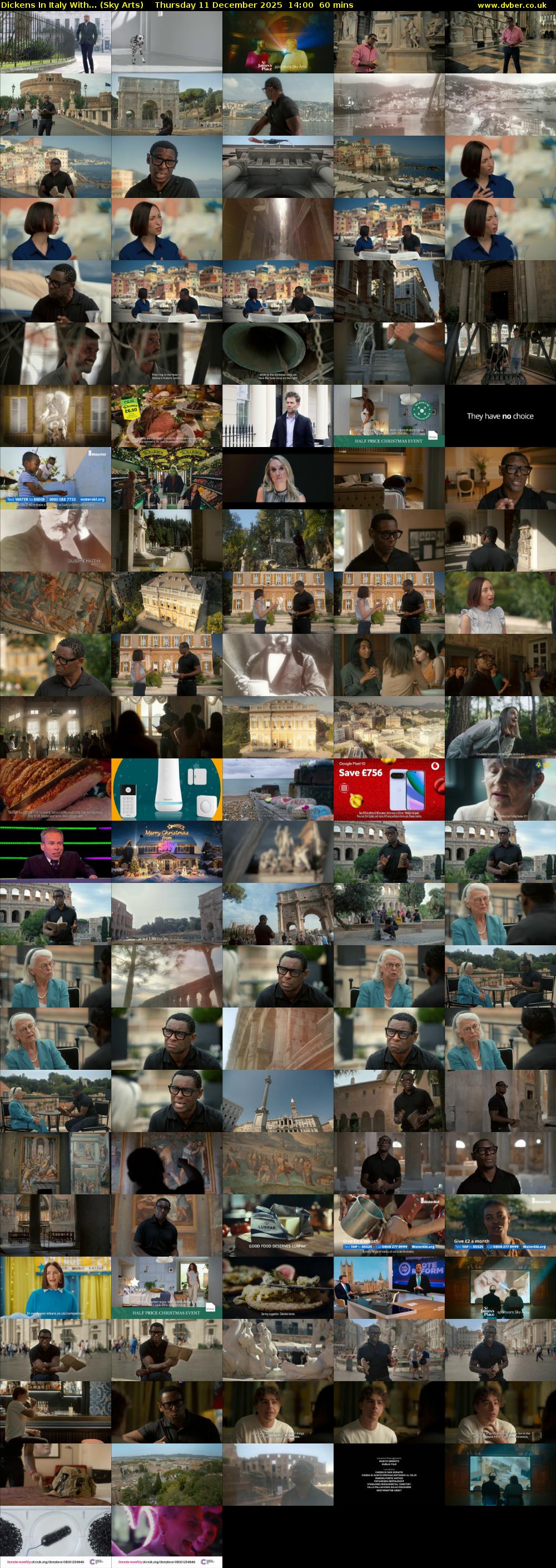 Dickens In Italy With... (Sky Arts) Thursday 11 December 2025 14:00 - 15:00