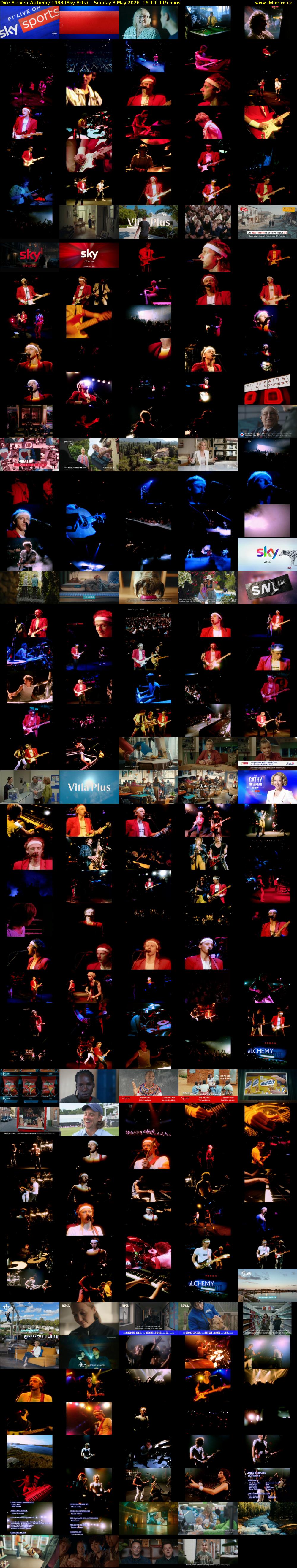 Dire Straits: Alchemy 1983 (Sky Arts) Sunday 3 May 2026 16:10 - 18:05
