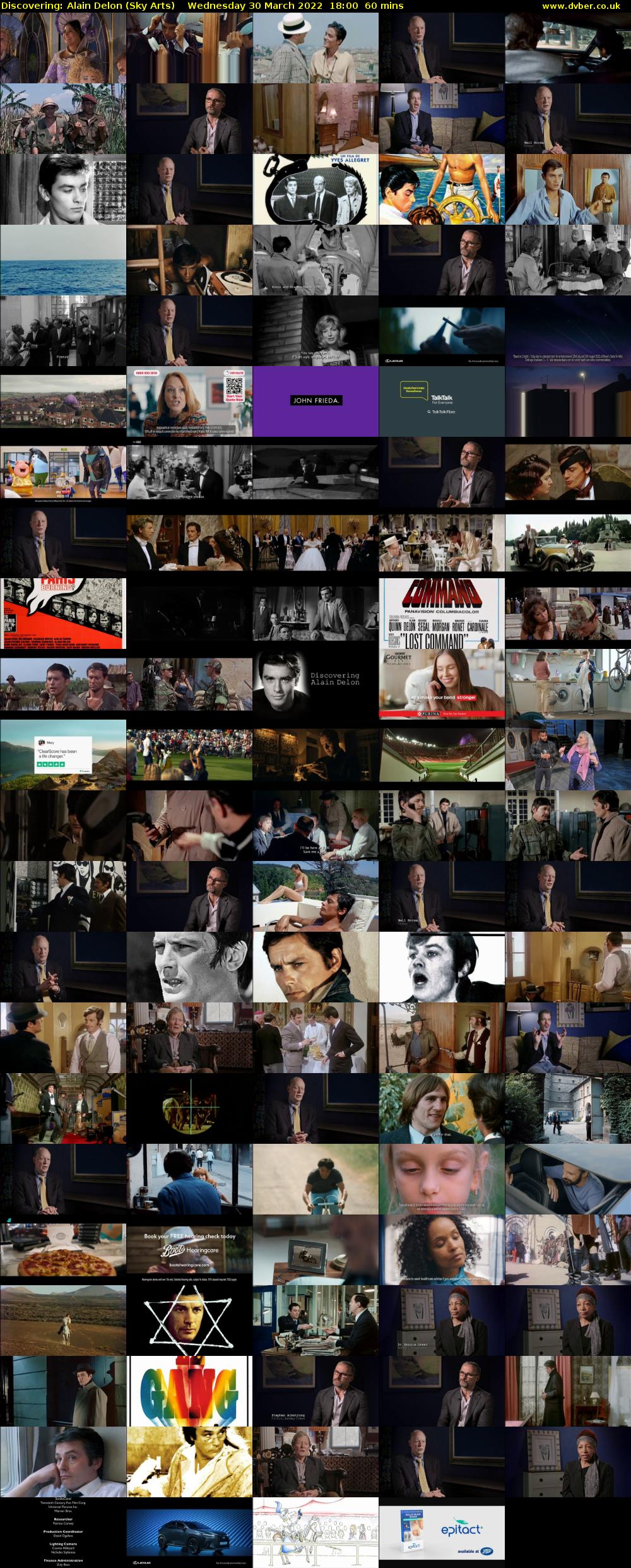 Discovering: Alain Delon (Sky Arts) Wednesday 30 March 2022 18:00 - 19:00