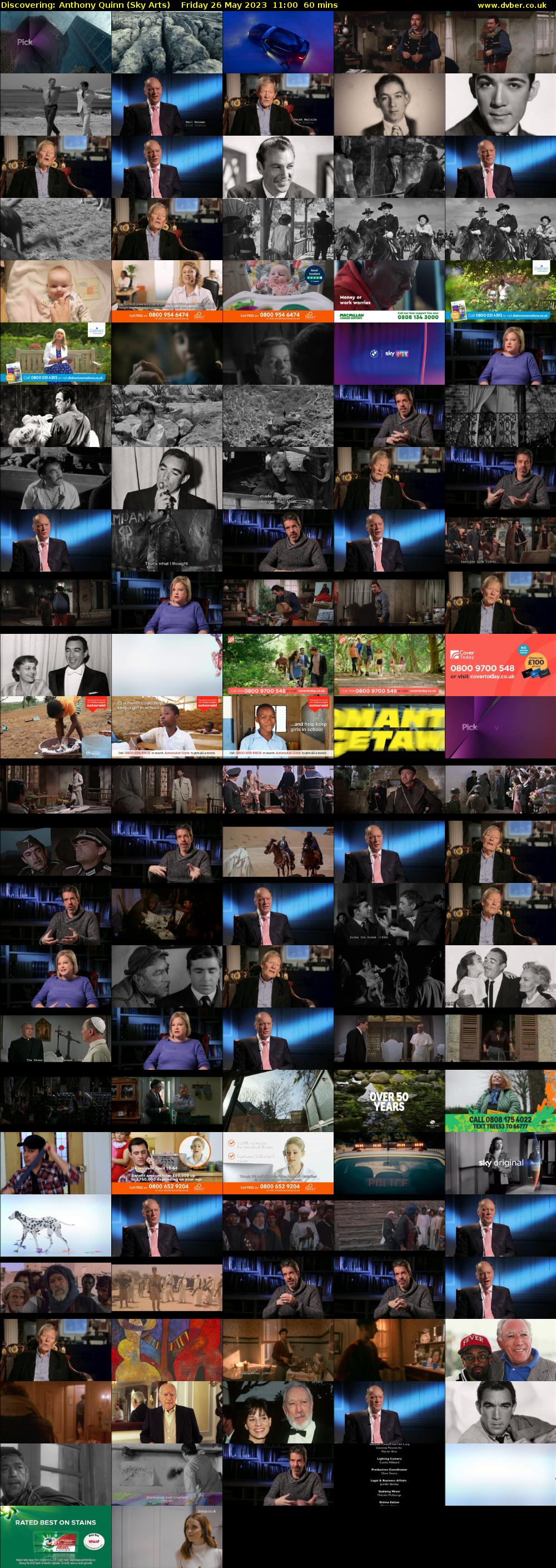 Discovering: Anthony Quinn (Sky Arts) Friday 26 May 2023 11:00 - 12:00
