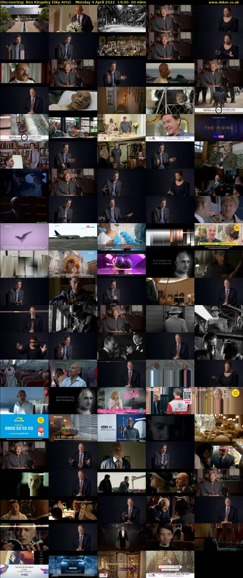 Discovering: Ben Kingsley (Sky Arts) Monday 4 April 2022 14:00 - 15:00