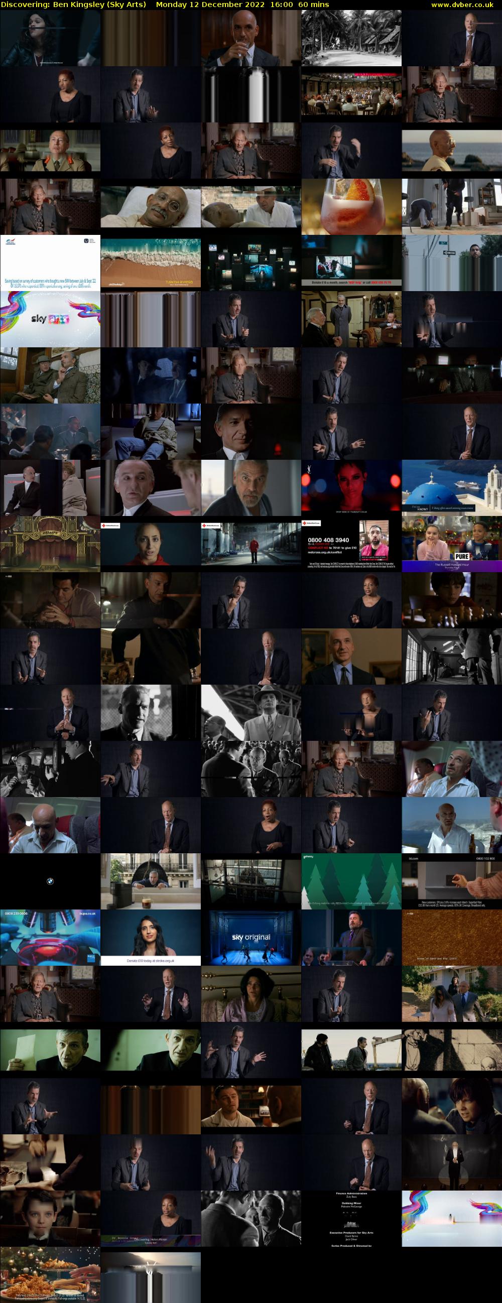 Discovering: Ben Kingsley (Sky Arts) Monday 12 December 2022 16:00 - 17:00