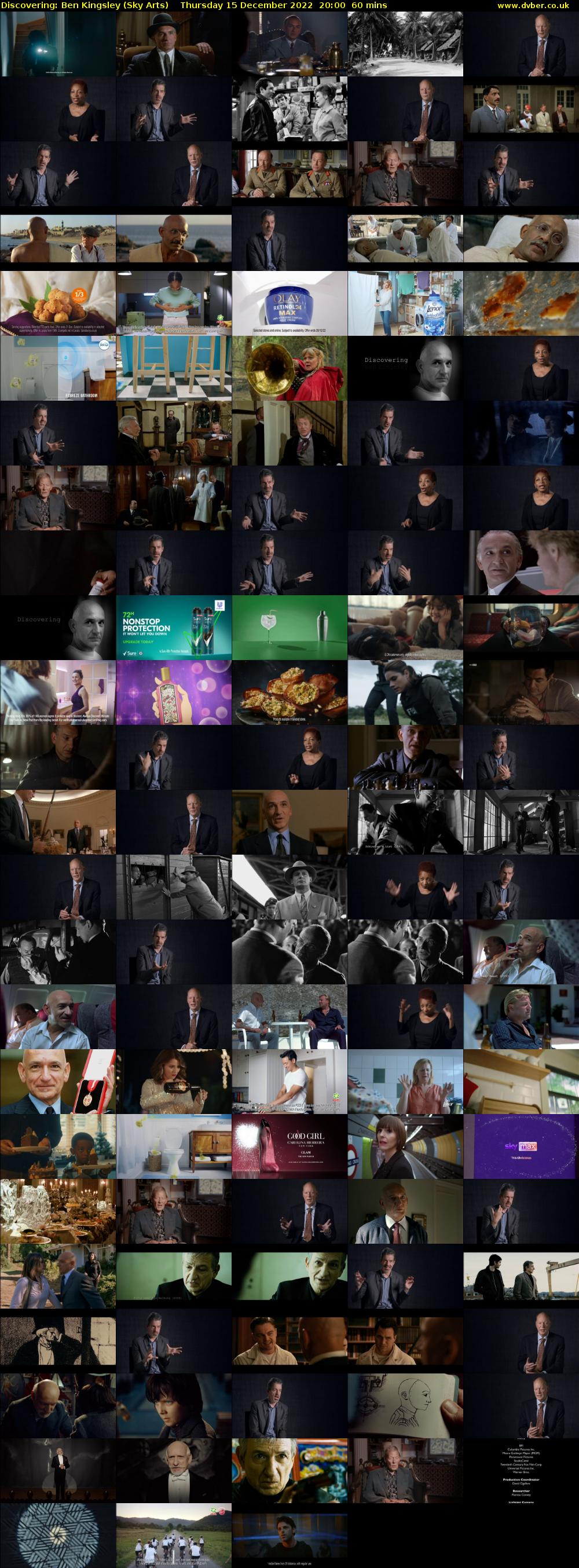 Discovering: Ben Kingsley (Sky Arts) Thursday 15 December 2022 20:00 - 21:00