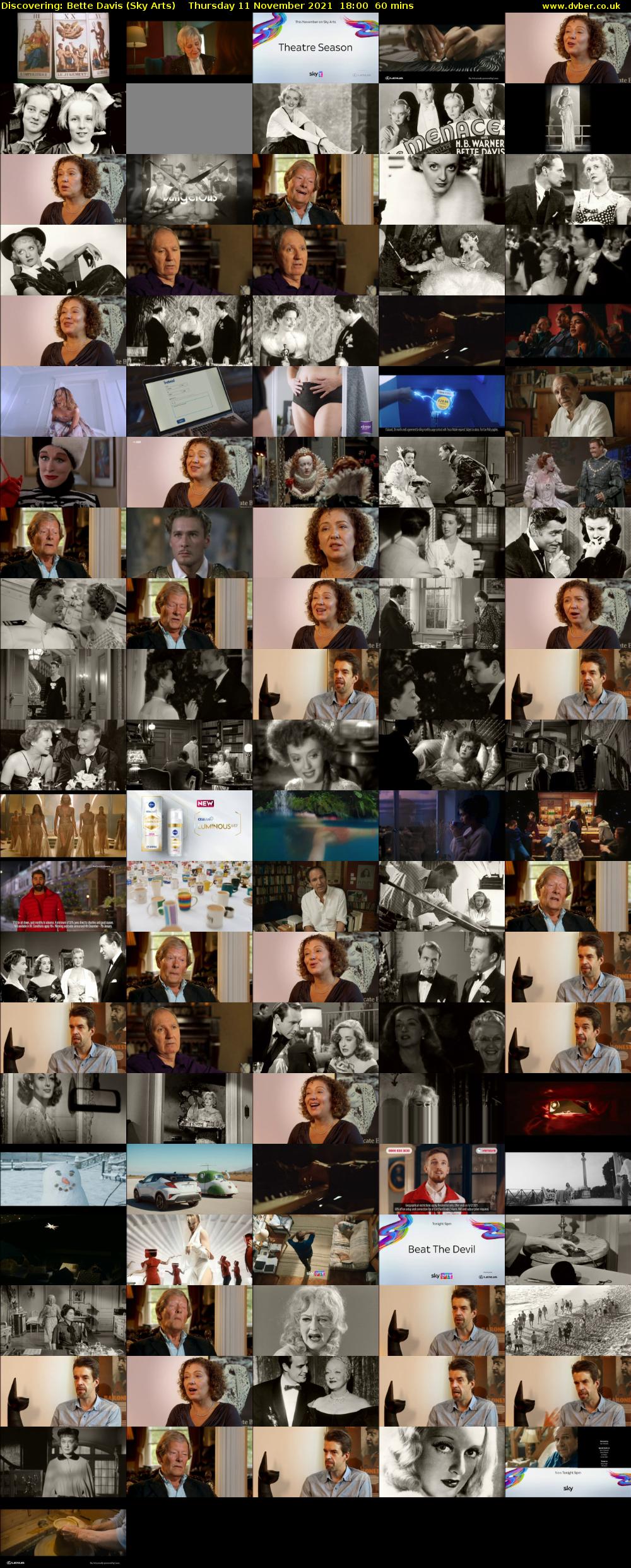 Discovering: Bette Davis (Sky Arts) Thursday 11 November 2021 18:00 - 19:00