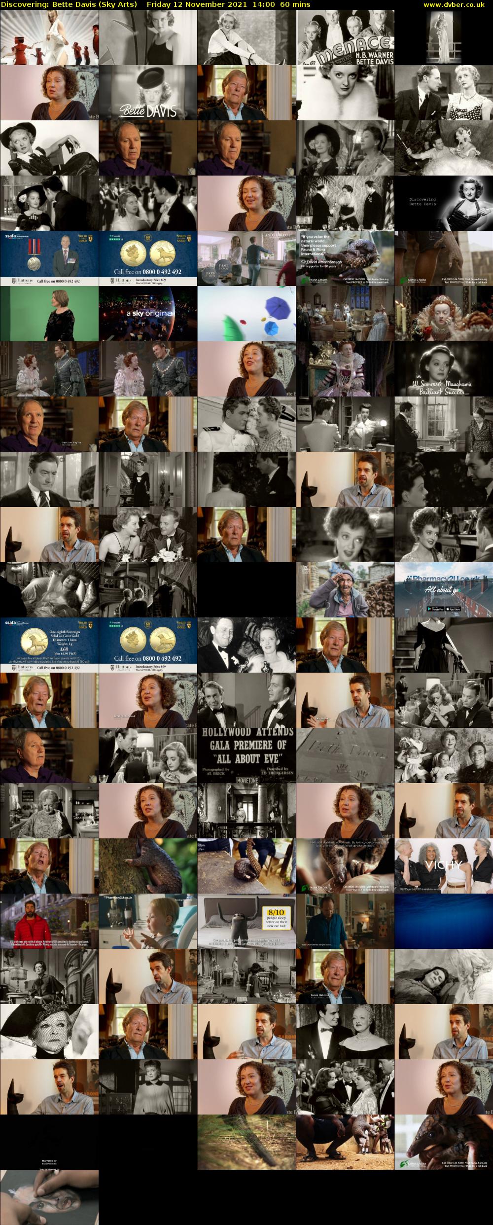 Discovering: Bette Davis (Sky Arts) Friday 12 November 2021 14:00 - 15:00