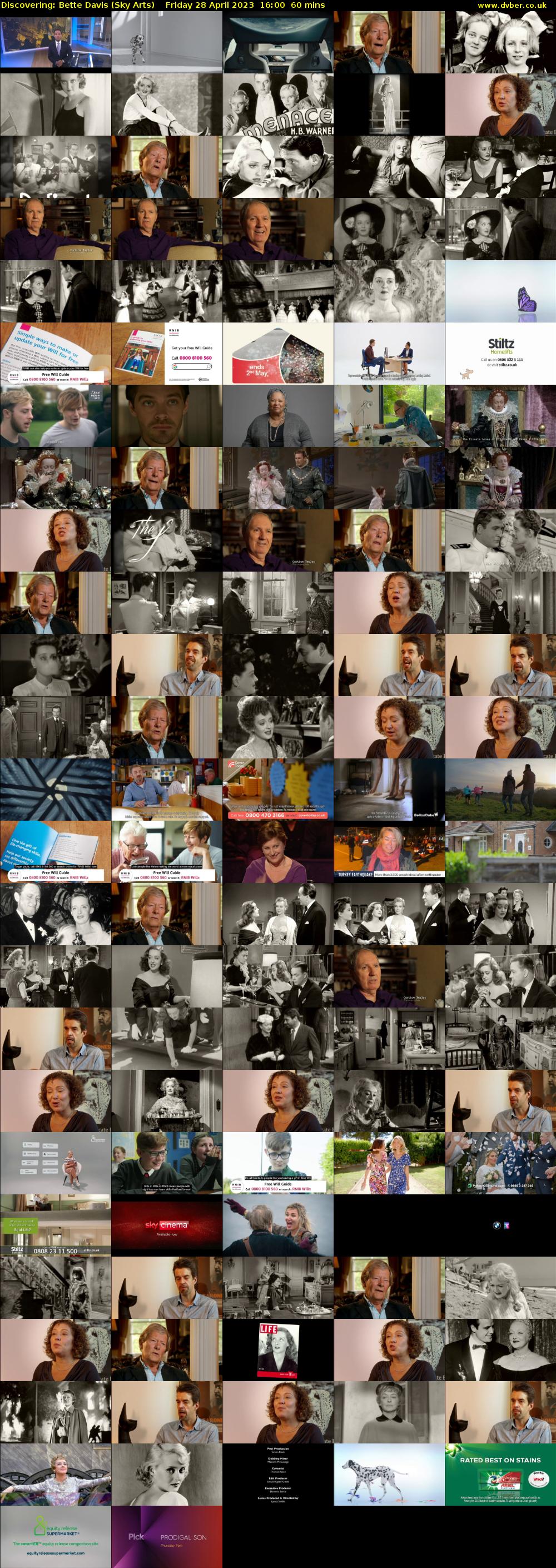 Discovering: Bette Davis (Sky Arts) Friday 28 April 2023 16:00 - 17:00