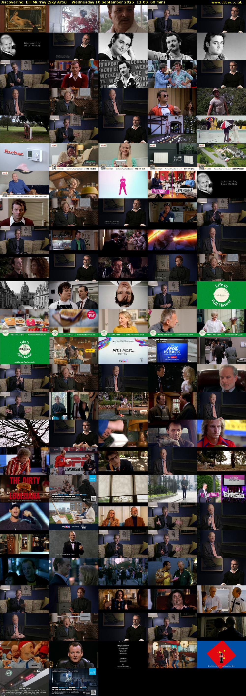 Discovering: Bill Murray (Sky Arts) Wednesday 10 September 2025 12:00 - 13:00