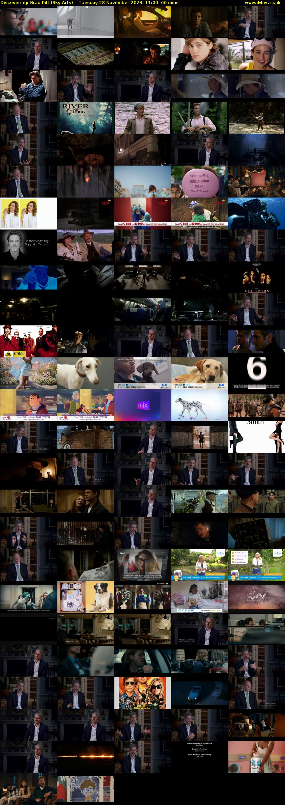 Discovering: Brad Pitt (Sky Arts) Tuesday 28 November 2023 11:00 - 12:00