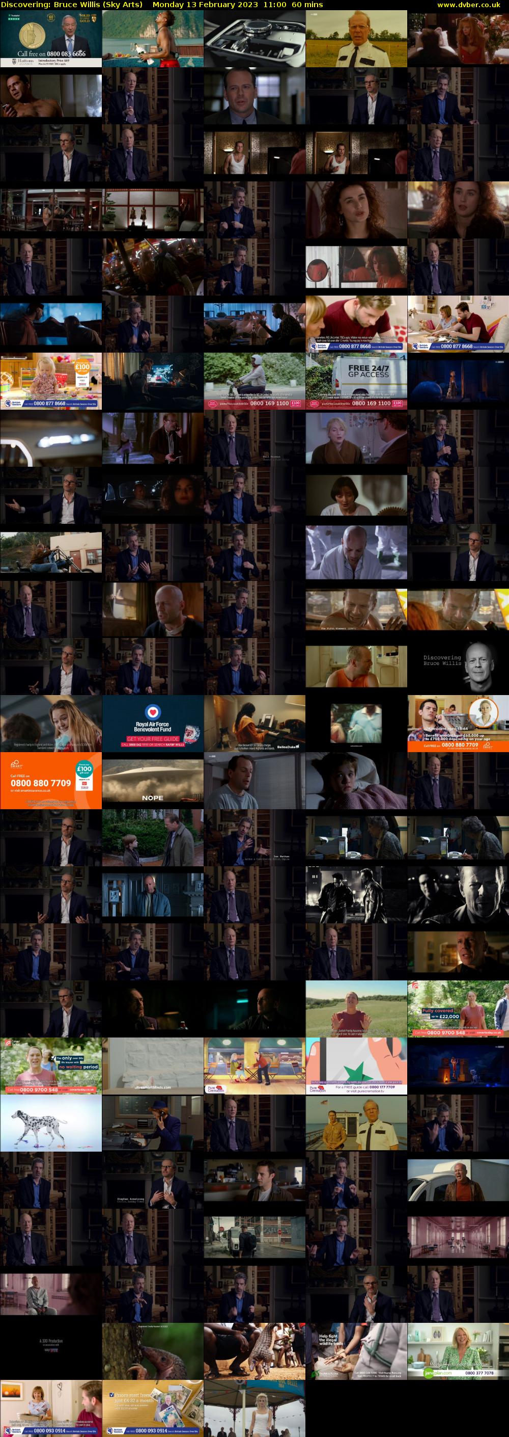 Discovering: Bruce Willis (Sky Arts) Monday 13 February 2023 11:00 - 12:00