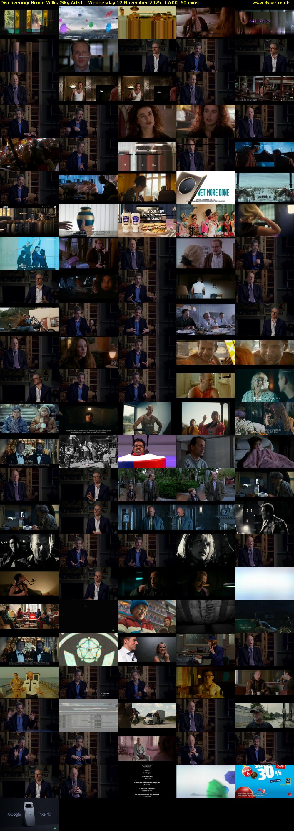 Discovering: Bruce Willis (Sky Arts) Wednesday 12 November 2025 17:00 - 18:00
