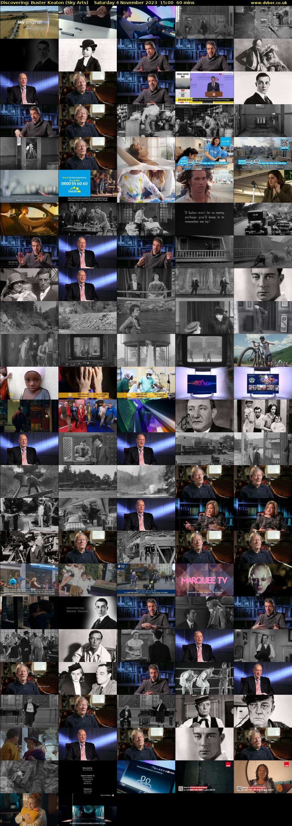 Discovering: Buster Keaton (Sky Arts) Saturday 4 November 2023 15:00 - 16:00