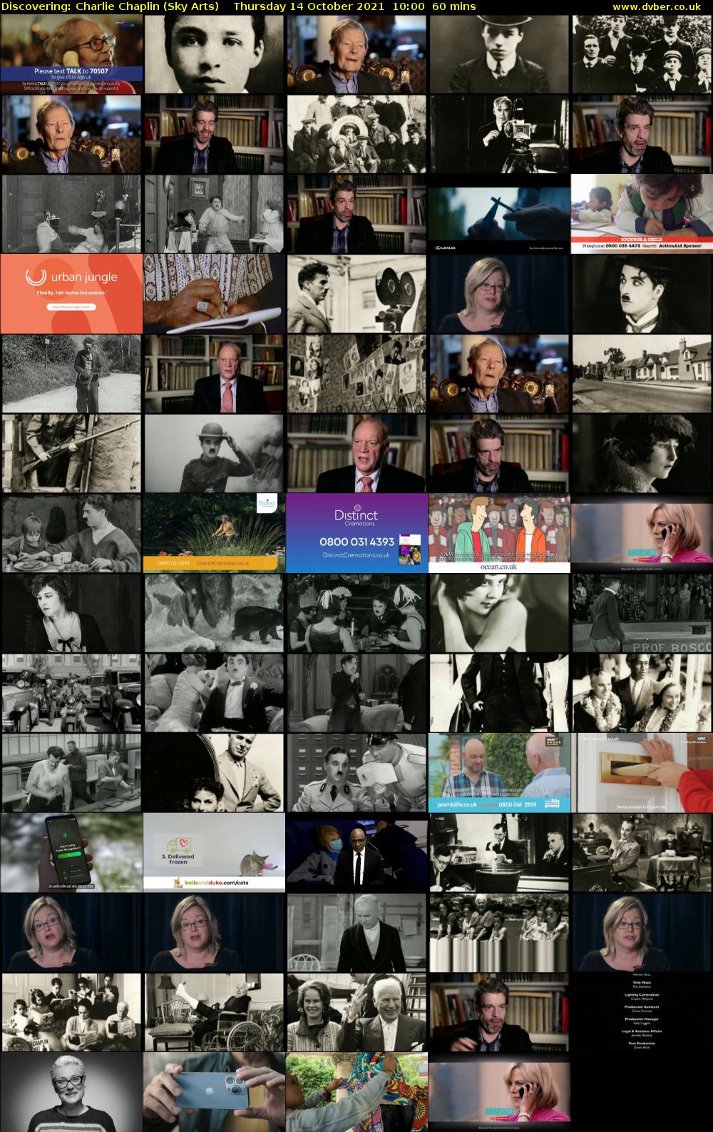 Discovering: Charlie Chaplin (Sky Arts) Thursday 14 October 2021 10:00 - 11:00