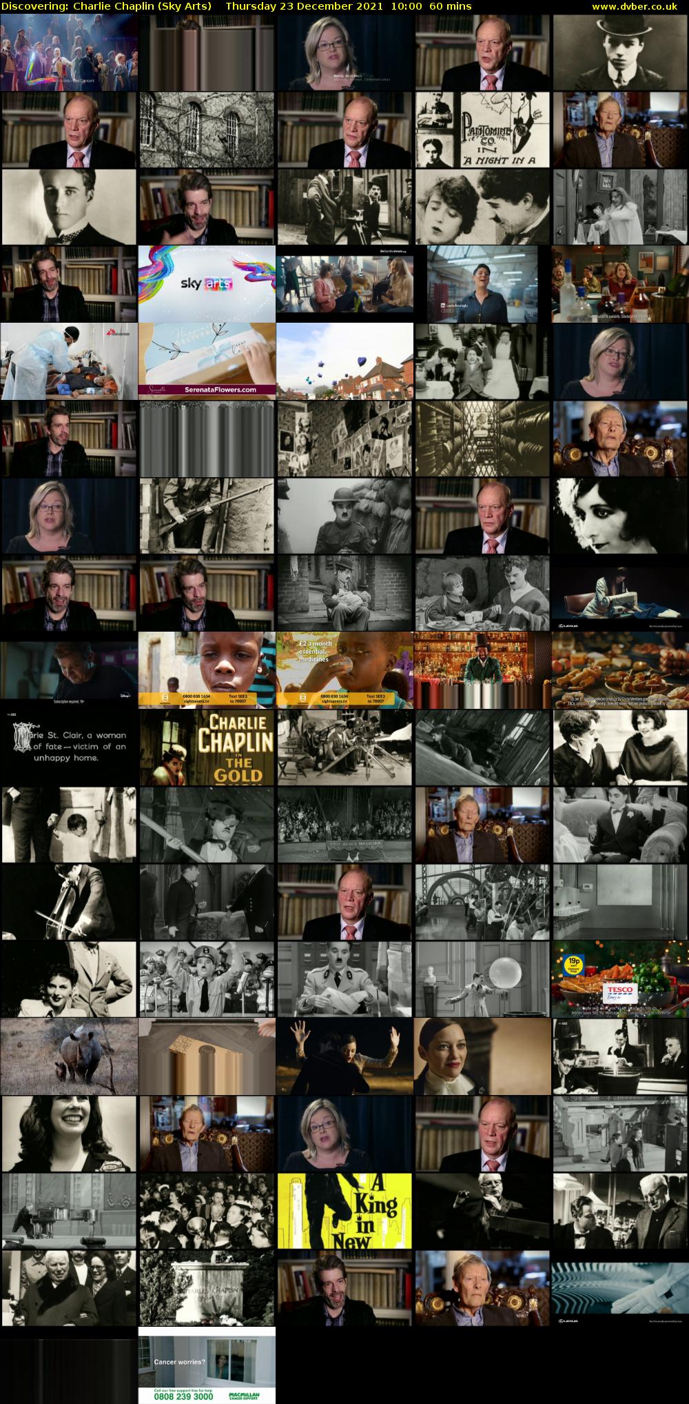 Discovering: Charlie Chaplin (Sky Arts) Thursday 23 December 2021 10:00 - 11:00