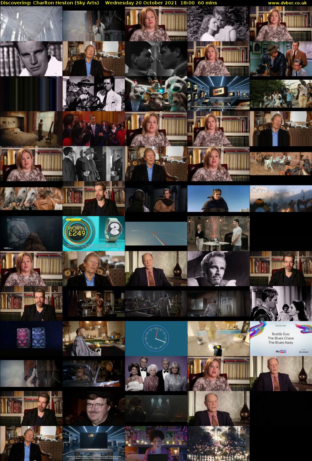 Discovering: Charlton Heston (Sky Arts) Wednesday 20 October 2021 18:00 - 19:00