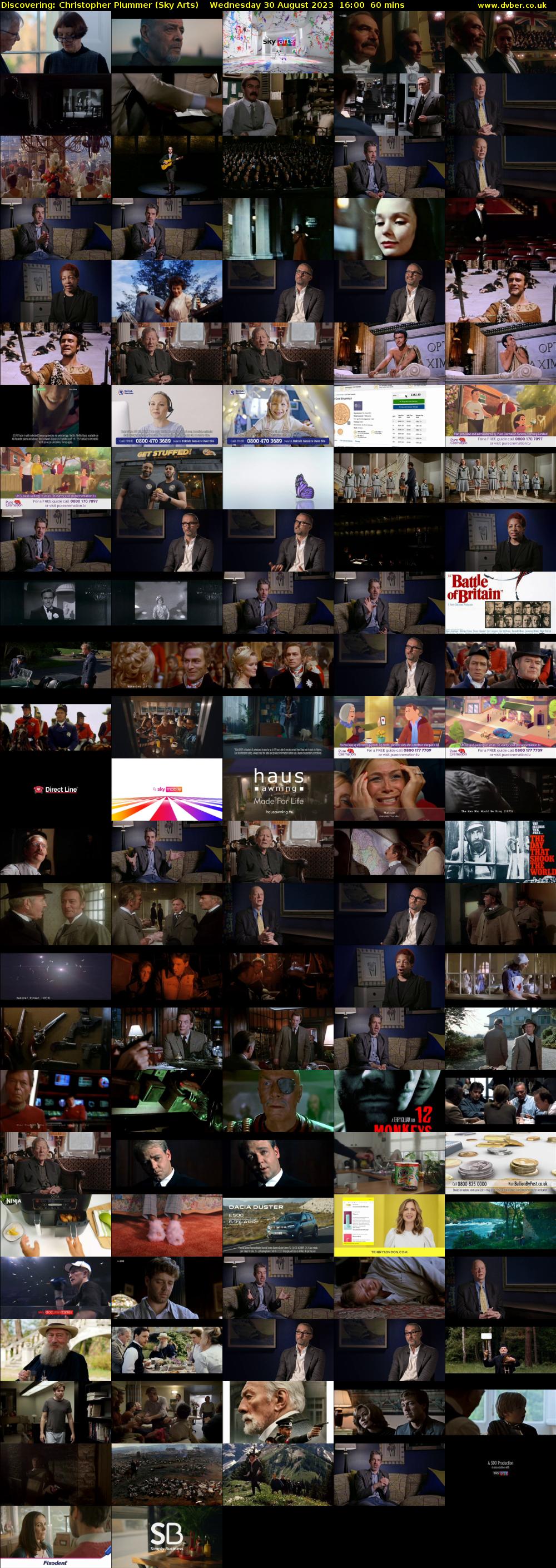Discovering: Christopher Plummer (Sky Arts) Wednesday 30 August 2023 16:00 - 17:00