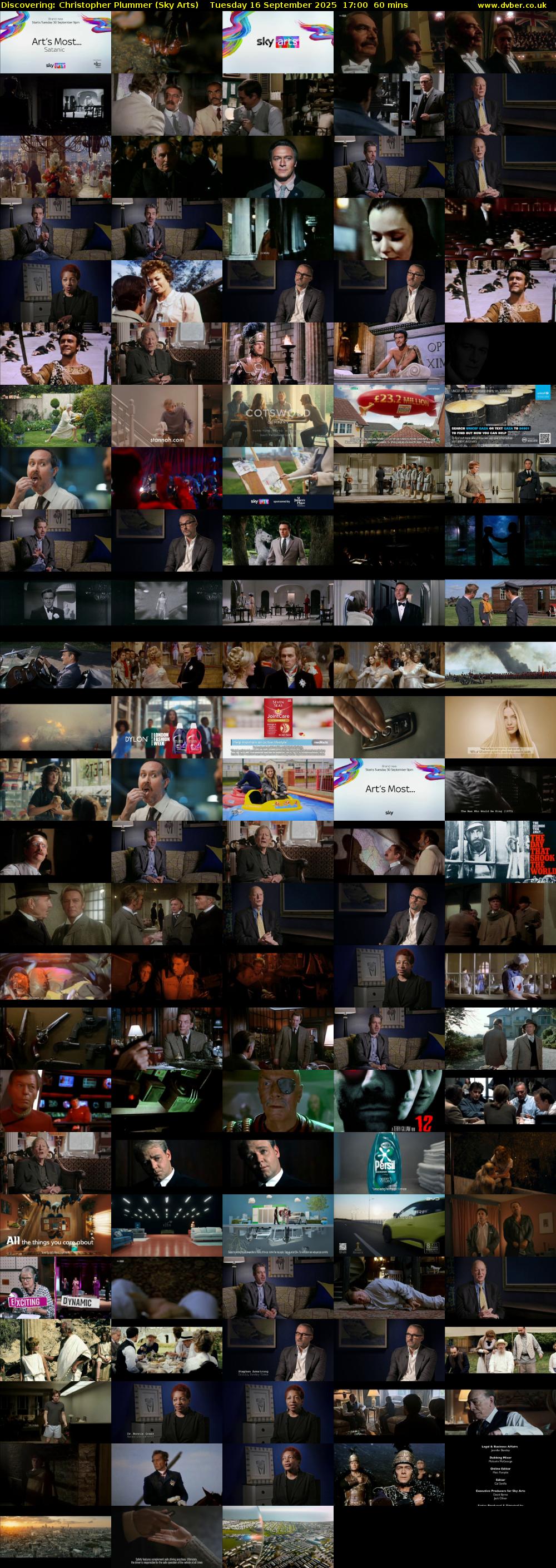 Discovering: Christopher Plummer (Sky Arts) Tuesday 16 September 2025 17:00 - 18:00