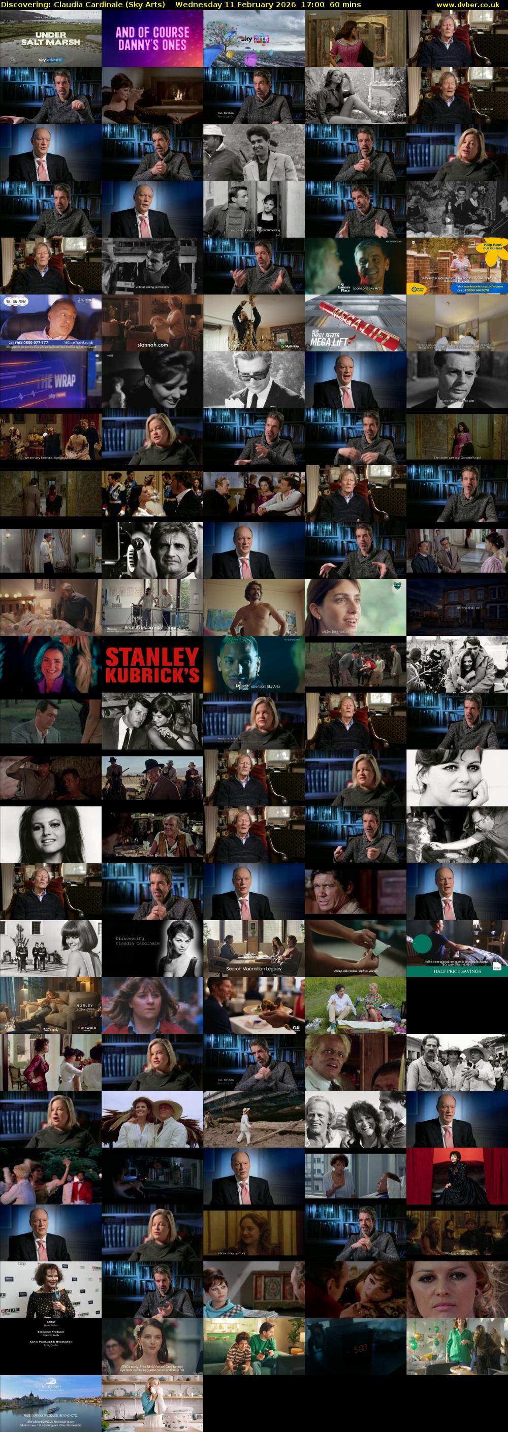 Discovering: Claudia Cardinale (Sky Arts) Wednesday 11 February 2026 17:00 - 18:00