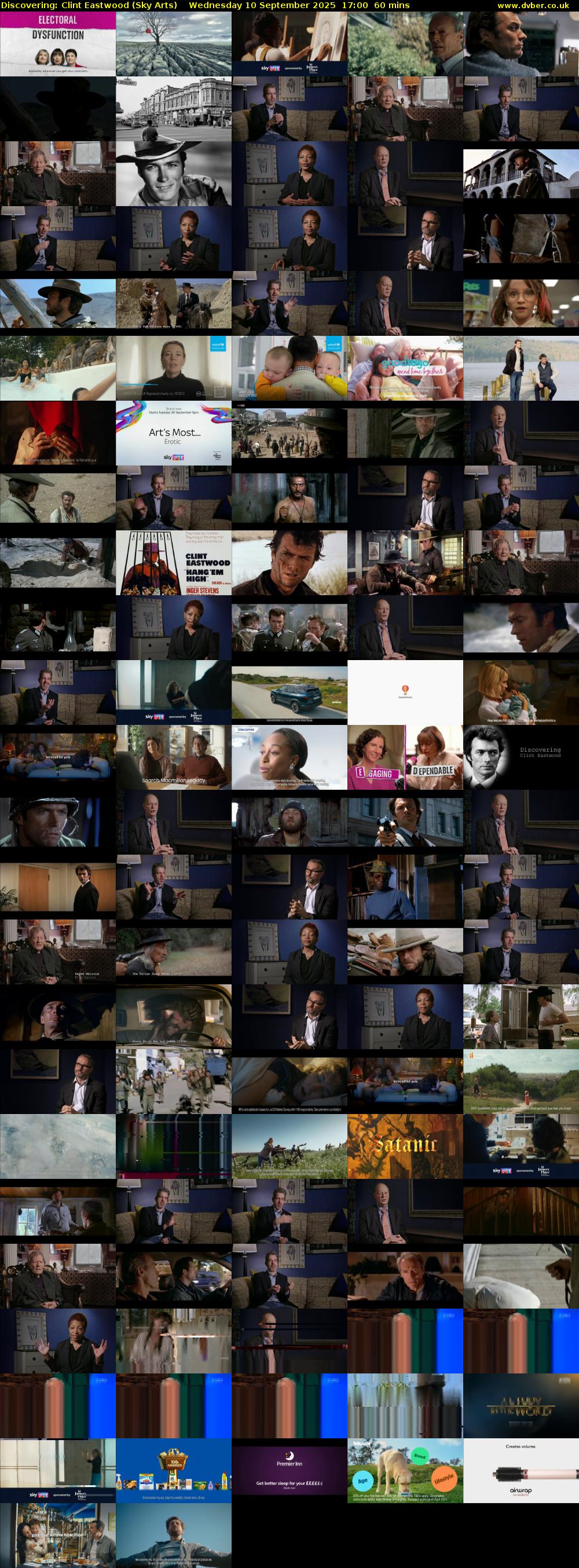 Discovering: Clint Eastwood (Sky Arts) Wednesday 10 September 2025 17:00 - 18:00