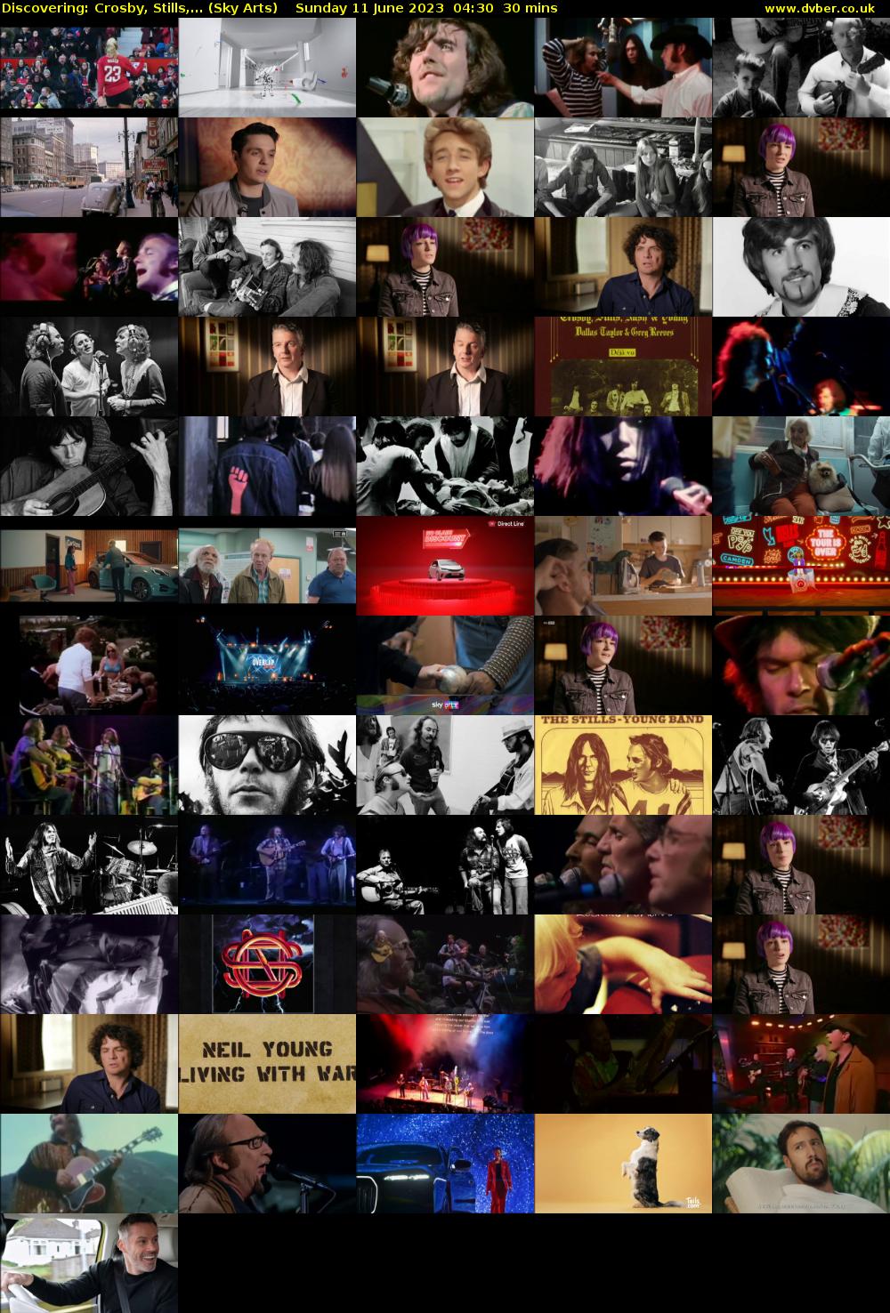 Discovering: Crosby, Stills,... (Sky Arts) Sunday 11 June 2023 04:30 - 05:00
