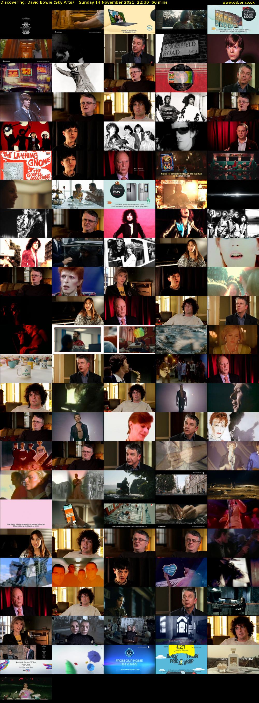 Discovering: David Bowie (Sky Arts) Sunday 14 November 2021 22:30 - 23:30