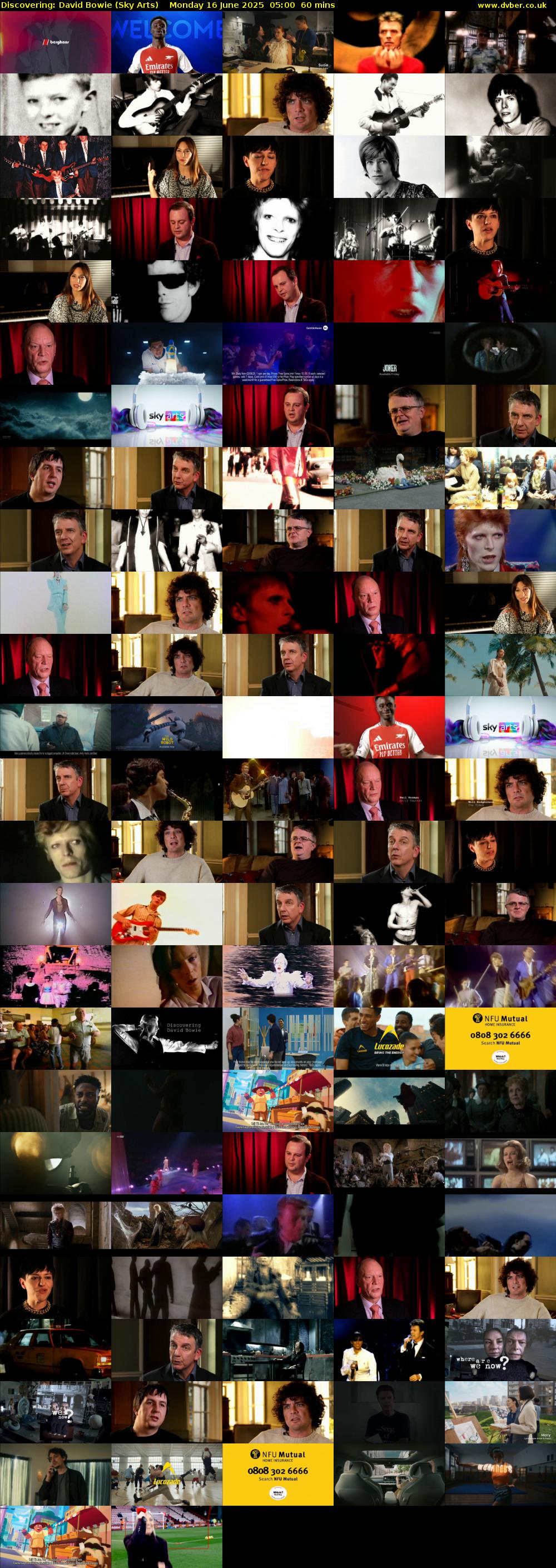 Discovering: David Bowie (Sky Arts) Monday 16 June 2025 05:00 - 06:00