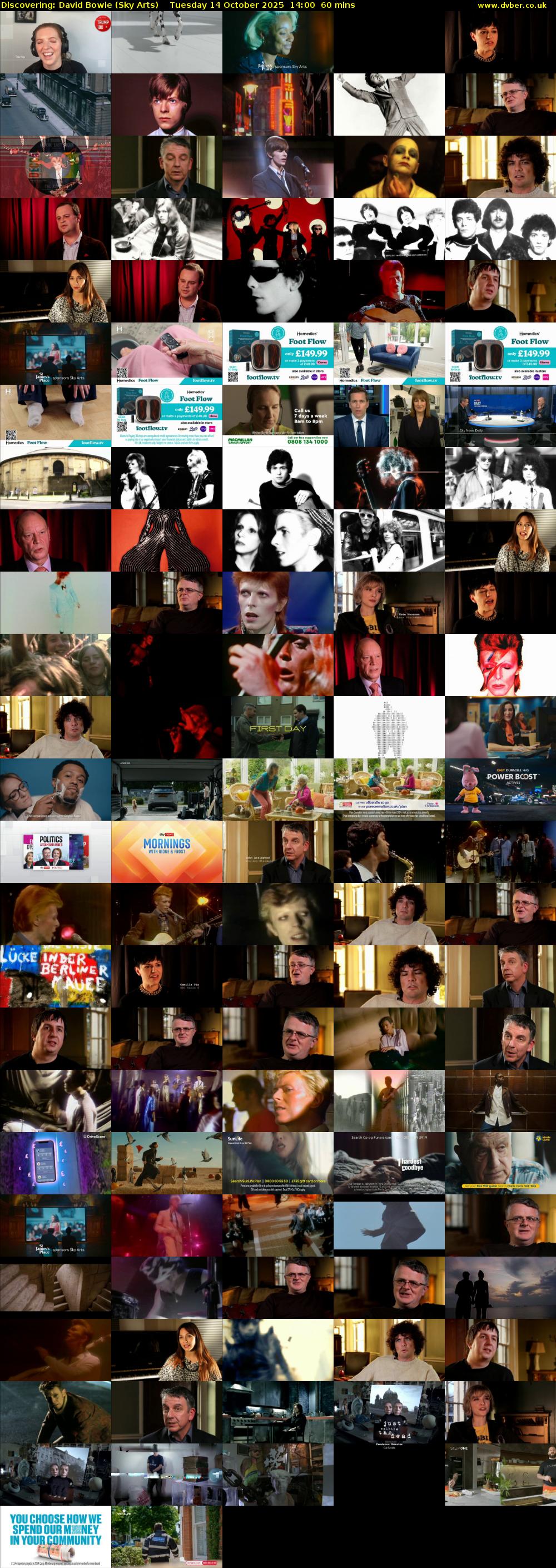 Discovering: David Bowie (Sky Arts) Tuesday 14 October 2025 14:00 - 15:00