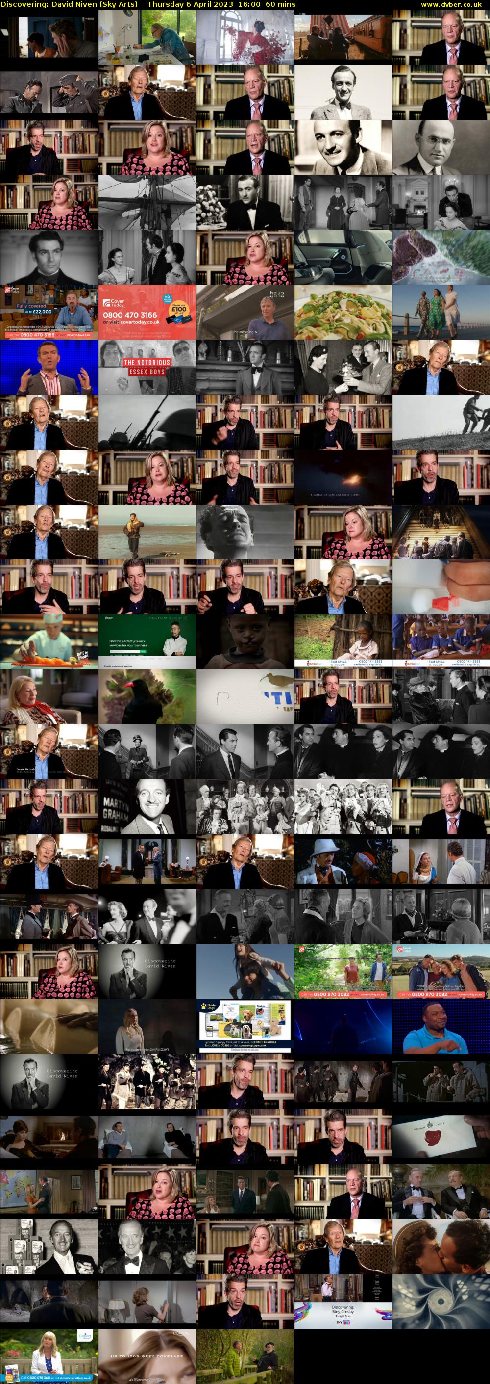 Discovering: David Niven (Sky Arts) Thursday 6 April 2023 16:00 - 17:00