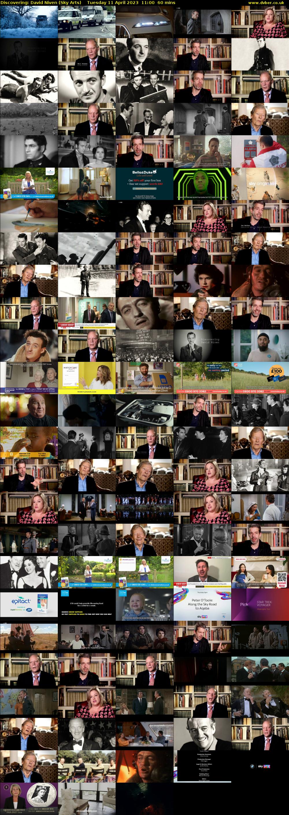 Discovering: David Niven (Sky Arts) Tuesday 11 April 2023 11:00 - 12:00